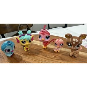 Hasbro Littlest Pet Shop LPS Lot of 5 Random Pets Various Generations